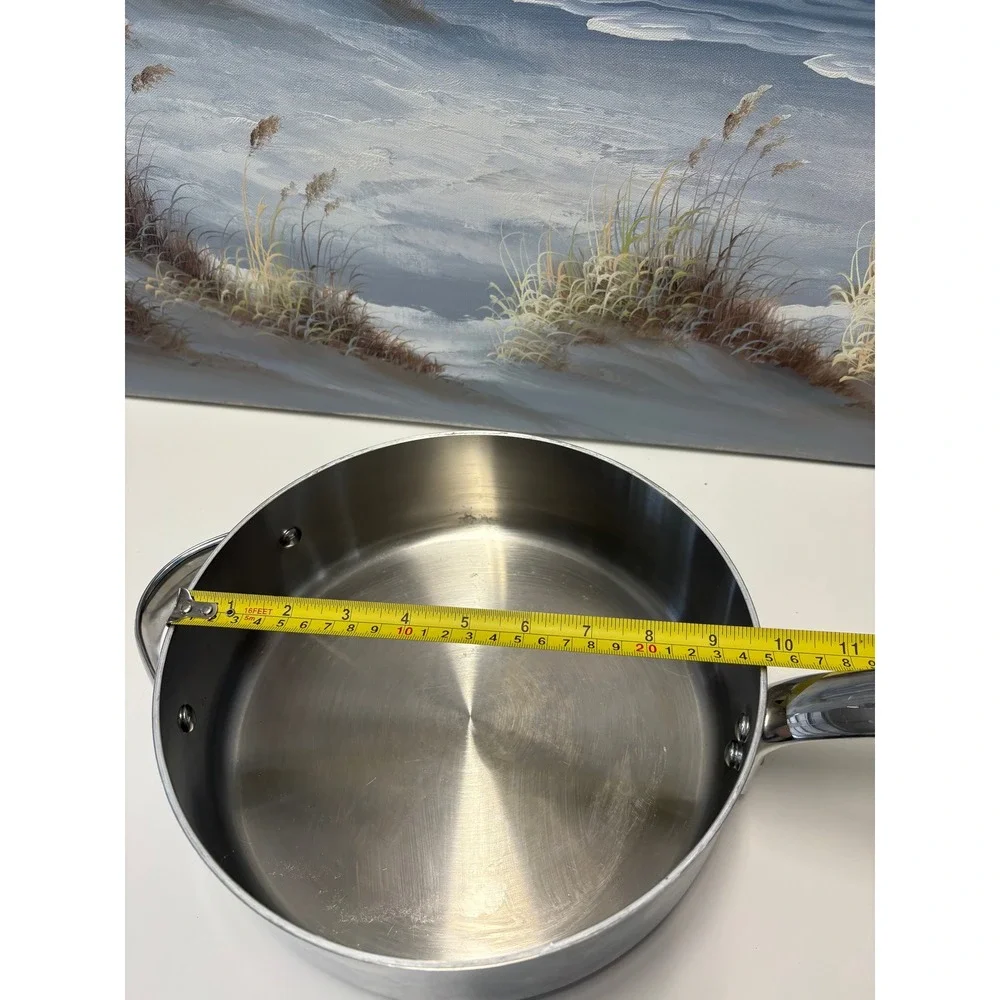 Gordon Ramsay Professional Stainless Steel Saute Pan 10 Inch‎ Helper Handle